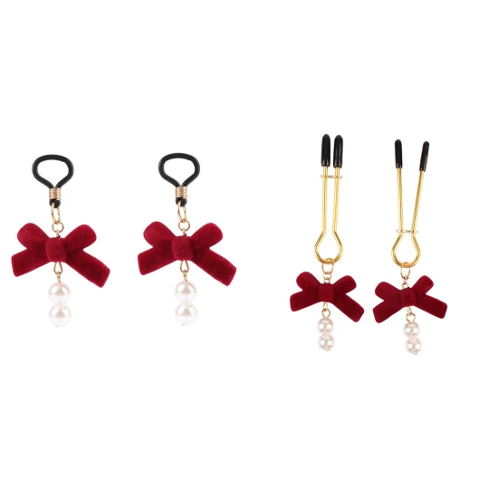 Set cleme sfarcuri Rosy Pearl 