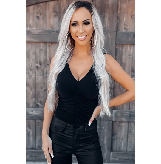 Eross body Ruched S Black