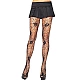 Eross ciorapi Skull Web Pattern OS Black
