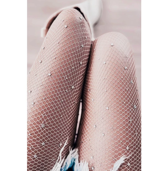 Eross ciorapi Diamonds OS White