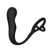 dildo-plug-with-double-rings-black