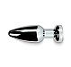 Vibrator Metal Butt Plug 