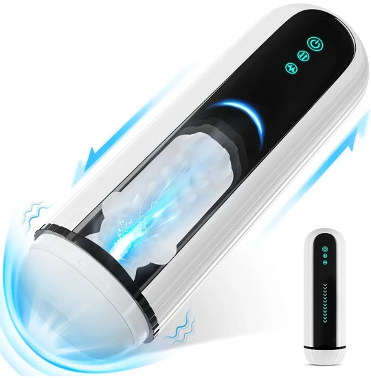 Masturbator Heating Thrust Black