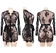 Eross halat Lace Gown XS/S Black