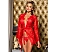 Eross halat Lace Gown XS/S Red