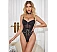 Eross body Chain Suspender XS/S Black