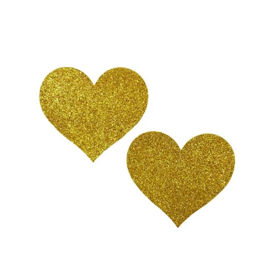 Eross accesorii sani Heart Gold Glitter