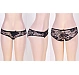 Eross slip Lace Open Style XS/S Black