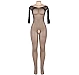 Eross catsuit Rhinestone Mesh XS/M Black