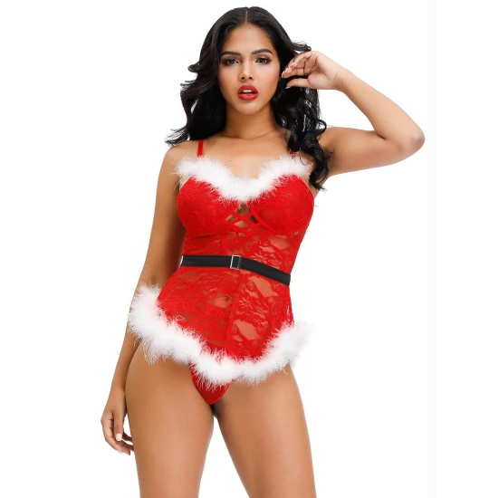 Eross babydoll Stunning Lace XS/S Red 