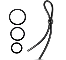 set-inele-penis-adjustable-fit-4pcs-black