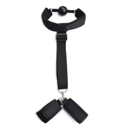 Accesoriu bondage Heart Belts Black