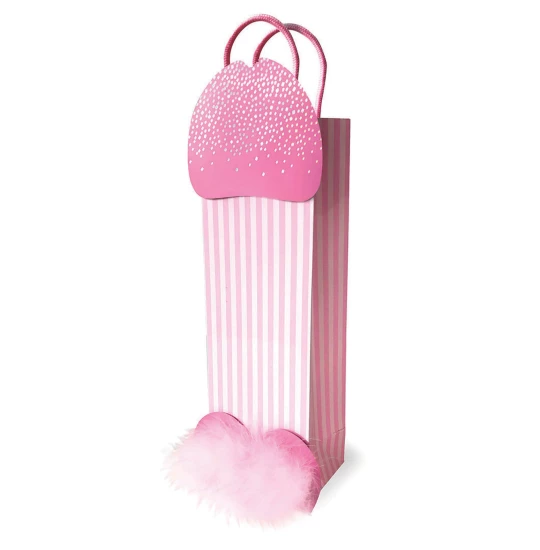 Punga cadou Furry Penis Pink