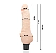 Vibrator Daven Self Lubrication Skin 24cm 