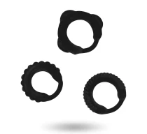 set-inele-penis-c-ring-black