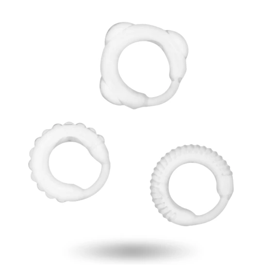 Set inele penis C Ring Clear