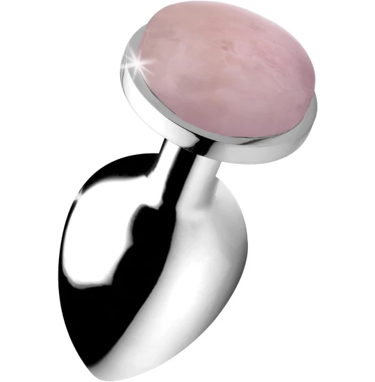 Dildo metalic Quartz L Rose
