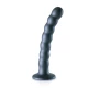 Dildo Beaded G-Spot Gunmetal