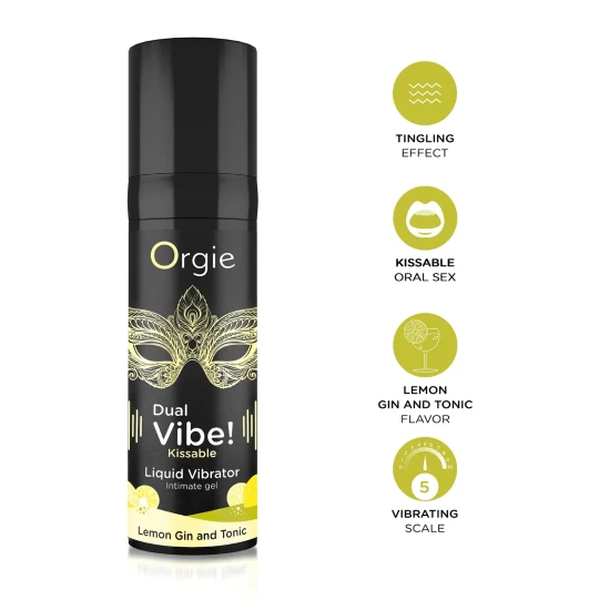 Gel Orgie Dual Vibe Lemon Gin Tonic 15ml