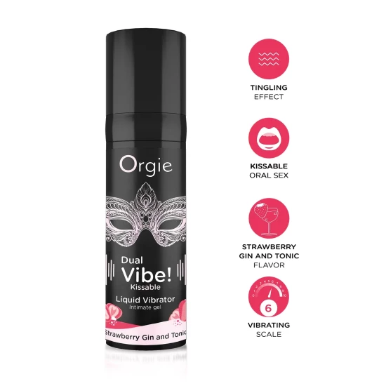 Gel Orgie Dual Vibe Strawberry Gin Tonic 15ml