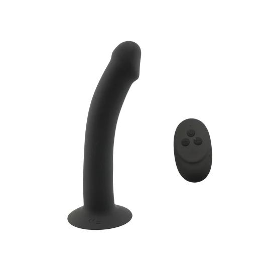 Vibrator Leso Real Anal Remote L Black