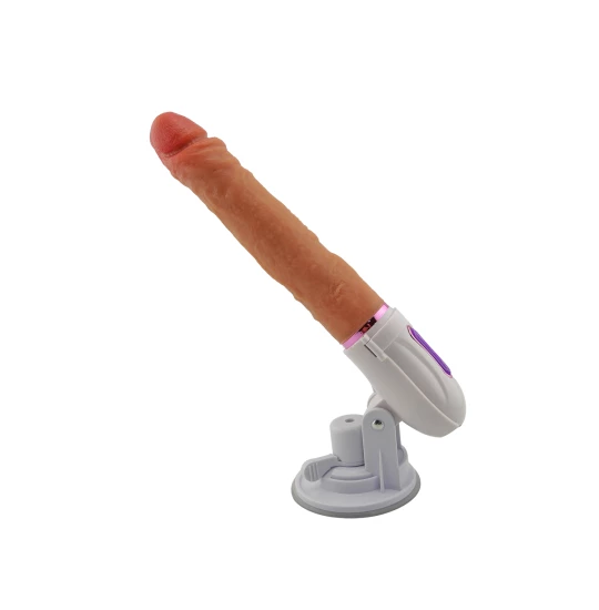 Vibrator Leso Thrust with Base 26.5cm Flesh