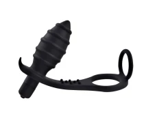 vibrator-leso-double-silicone-ring-black