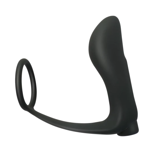 Vibrator Leso Matte with Ring Black