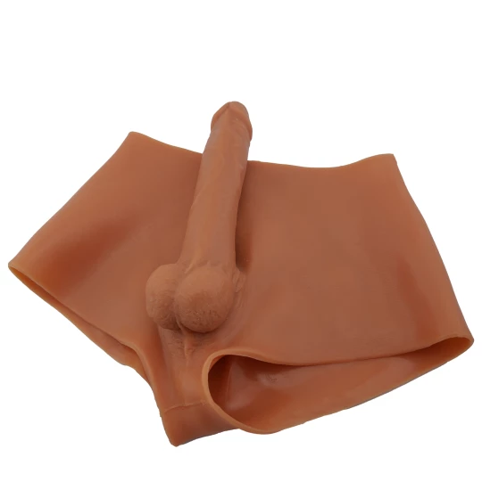 Slip Leso Wearable Real Dildo 14cm Flesh