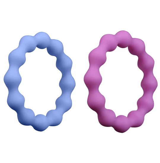 Set inele penis Fantasy Ball Blue