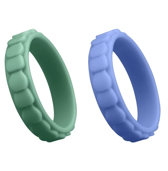 Set inele penis Fantasy Dragon Scale Blue