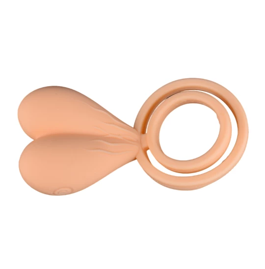 Inel penis Fantasy Double Ball Orange