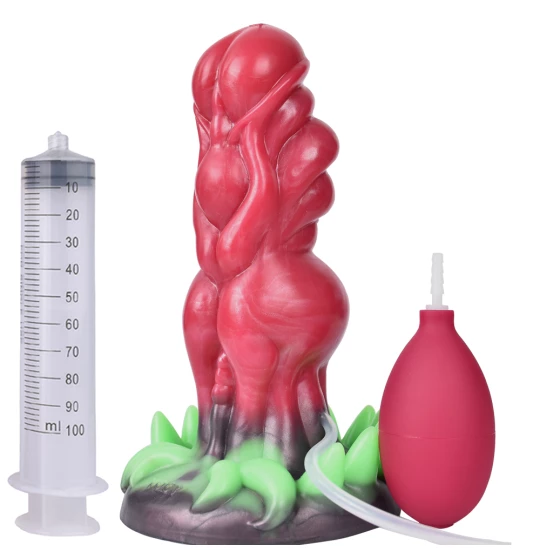 Dildo Fantasy Squirting Wolf Lord Leshy Red