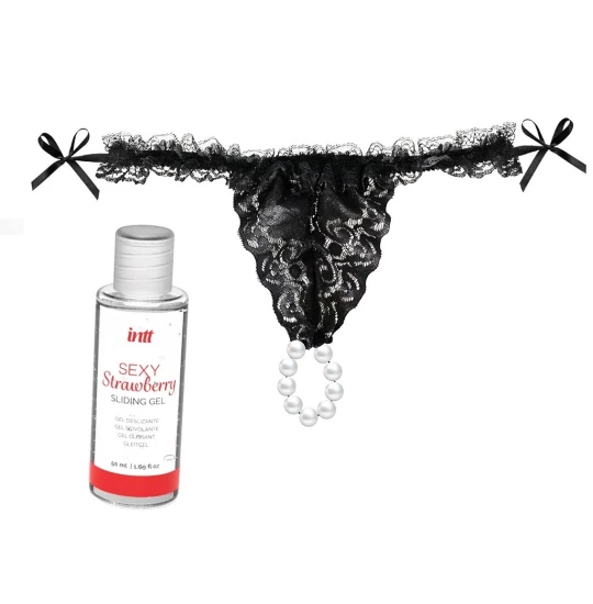 Set Intt Black Brazilian Panty 