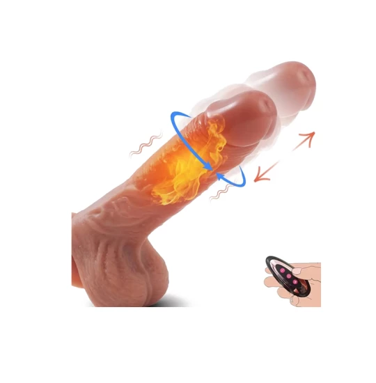 Vibrator LoveS Heating Flurry Flesh 21.5cm