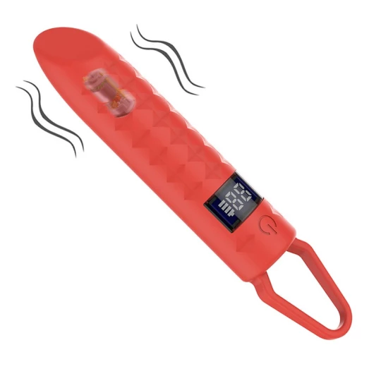 Glont vibrator LoveS Bullet LCD Red