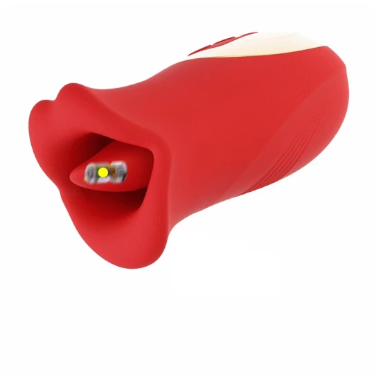 Vibrator LoveS Clamping and Licking Red