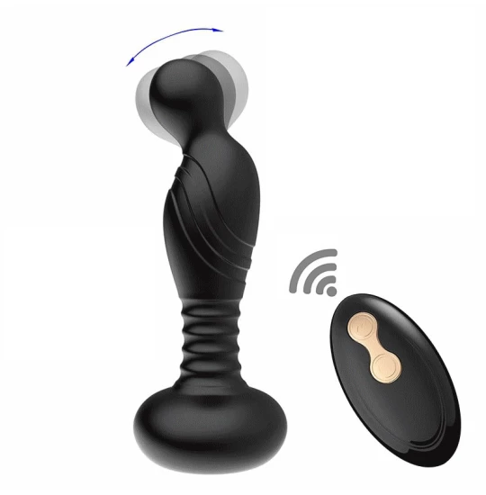 Vibrator anal LoveS Shaking Head Black