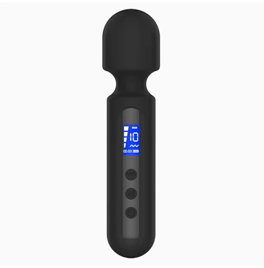 Vibrator LoveS LCD Wand Massager Small Black