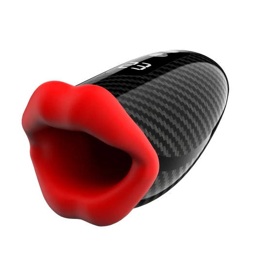 Masturbator LoveS Red Lips Black