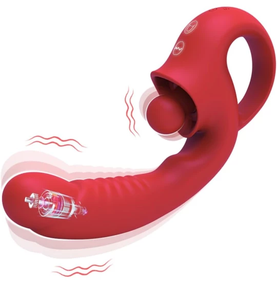 Vibrator LoveS Strong Vibe Red