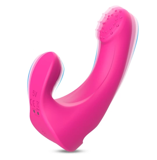 Vibrator Finger Gun Red