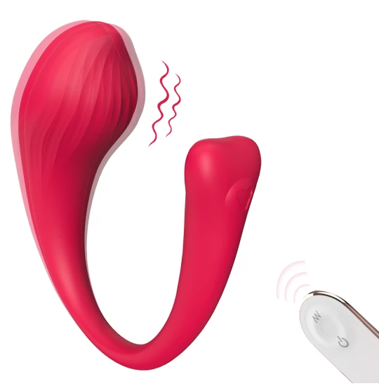 Vibrator Mini Whale Remote Red