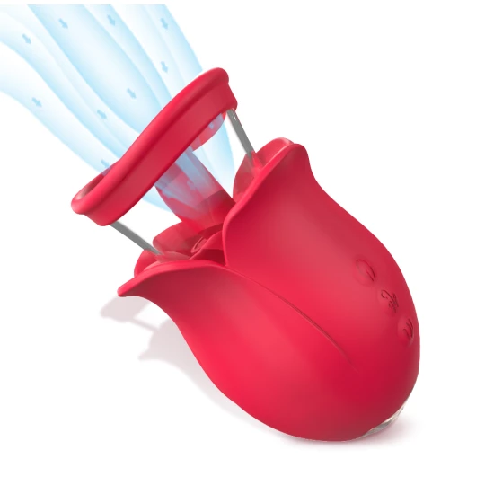 Vibrator Flower Sea Feast 4 Red