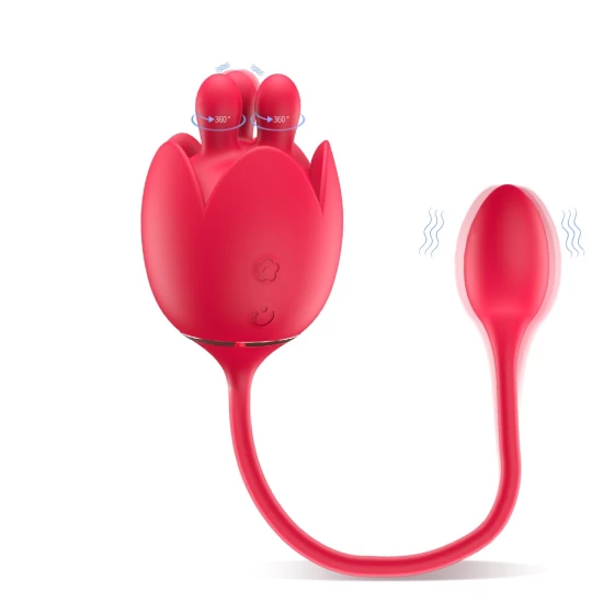 Vibrator Rose Lilium 3 Red
