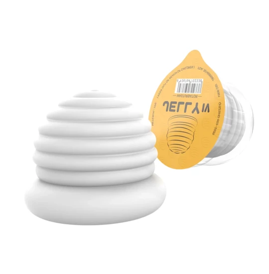 Masturbator Jelly Cup White Yellow