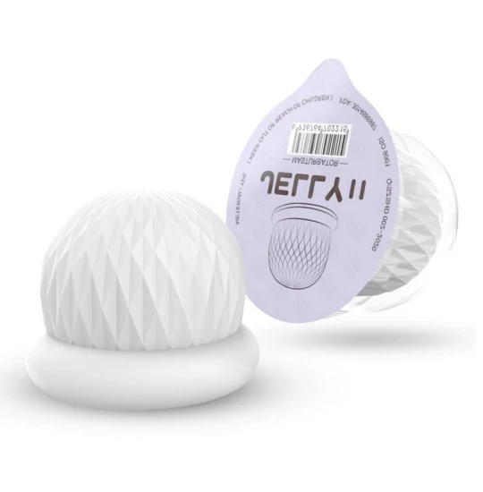 Masturbator Jelly Cup White Lilac