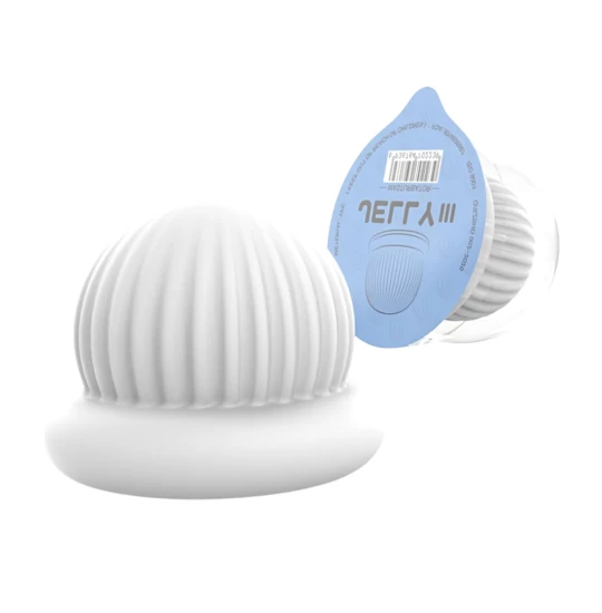 Masturbator Jelly Cup White Blue