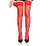 Eross ciorapi Lace Silicone XS/M Red