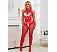 Eross catsuit Lace Neck XS/M Red